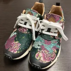 FlowerMAUNTAIN フラワーマウンテン スニーカー 刺繍 総柄 花柄