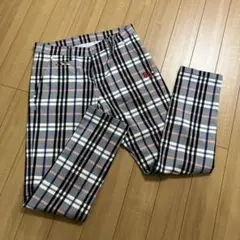 パーリーゲイツ チェックパンツ