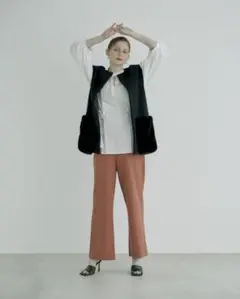 エムドット em. Pocket Fur Gilet ポケットファージレ