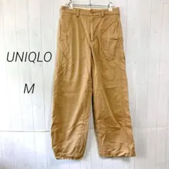 UNIQLO　コットンバギーパンツ　M　ウエスト61　ベージュ