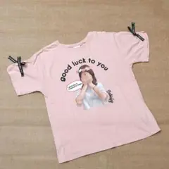 女の子プリント半袖Tシャツ サイズ150cm