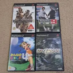 PS2ソフト4本セット