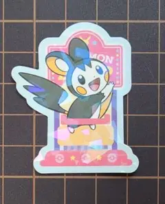 ロッテワールド ポケモン ガチャガチャ シール ステッカー エモンガ