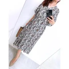 【美品✨】Avan Lily❤️アヴァンリリィ✨サイズフリー✨ベルト付ワンピース