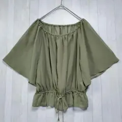 earth music&ecology シアー ブラウス