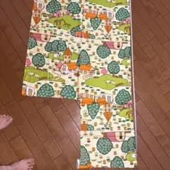 風景柄 コットン生地 約150cm x 100cm