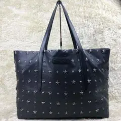 極美品✨ジミーチュウ ピムリコ トートバッグ スター スタッズ ブラック