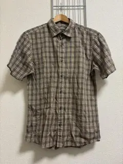 BURBERRY BLACK LABEL 半袖シャツ　チェック　2 Y4586