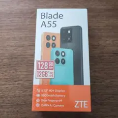 ZTE Blade A55 128GB/12GB　ブラック、 黒