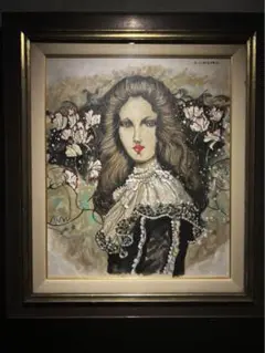 石坂春生、【もう一枚の衣（女のいる風景）】、希少な画集画 石坂春生、【もう一枚の衣（女のいる風景）】、希少な画集画