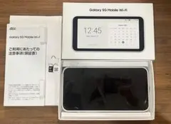 極美品Galaxy 5G Mobile Wi-Fi SCR01 ホワイト