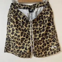 Stussy ステューシー レオパード柄 ハーフパンツ S
