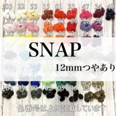 スナップボタン ツヤあり 12ミリ T5 KAM正規品 スナップボタンの店