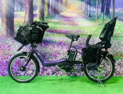 ❻ 4516子供乗せ電動自転車ヤマハ3人乗り新品20インチ良好バッテリー