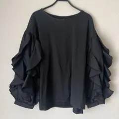 新品タグ付きHuman 2nd O ccasionフリルブラウスM