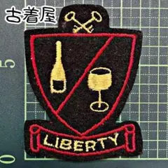 W25【LIBERTY】vintage Wappen ヴィンテージ ワッペン