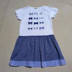 トロワラパン troislapins ドッキングワンピース 130cm 半袖