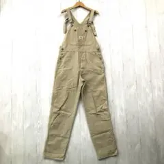 【大特価】 BIG JOHN デニムオーバーオール M ベージュ シンプル