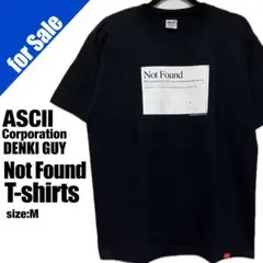 ASCII 企業物 Not Found Tシャツ M DENKI GUY