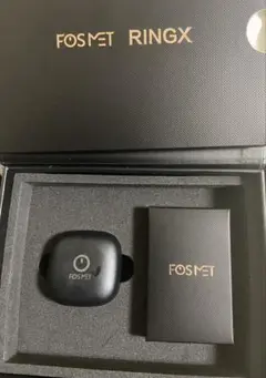 【9月末で出品終了予定】FOSMET RINGXスマートリング ブラック13号