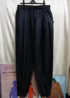 Nike ナイロンパンツ XLサイズ 黒系色 ウーブンパンツ 白タグ 90s