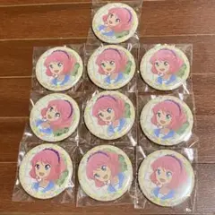 桜庭ローラ イオン限定 アイカツ 缶バッジ チーズソフトクッキー 10点セット