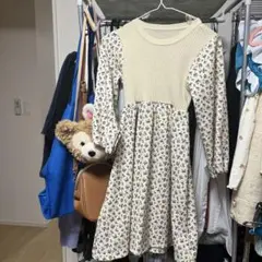 Pairmanonペアマノン花柄ワンピース110
