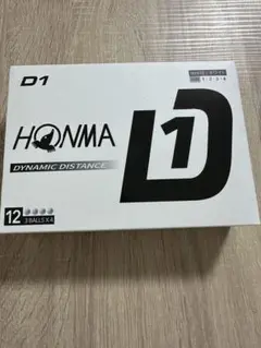 【新品】ゴルフボール　D1　ホワイト　ホンマ　HONMA　1ダース