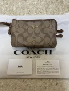 COACH ブラウン ポーチ