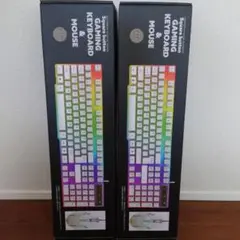 YD-2703 ゲーミングキーボード＆マウス ホワイト ブラック まとめ売り