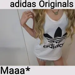 adidas Originals　出品迷い中♡ 激かわ♡　BIGロゴ　タンク