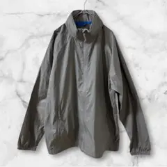 LLBean メンズ L グレー ナイロンジャケット フード付　美品