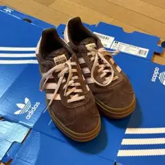 adidas ガゼルボールド ブラウン 25.5cm