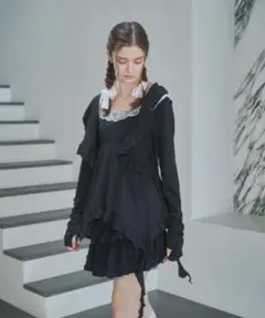Lovilyn ラヴィリン　UVカットレースボレロパーカー