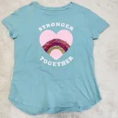 GAP KIDS XXL 水色 Tシャツ STRONGER TOGETHER