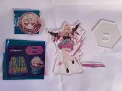 コンパス みりぽゆ アクスタ ミニアクリルジオラマ 缶バッジ