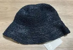 ZARA RAFFIA BUCKET HAT