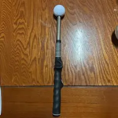 ゴルフ練習スイング器具 矯正グリップ付き 伸縮式 スイングトレーナー