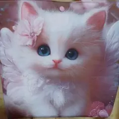 猫グッズ　まるで天使のような子猫ちゃんのトートバッグ
