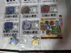 モンスターハンター　キャラマグネッツ5種　サンリオ　ラバーマスコット　モンハン