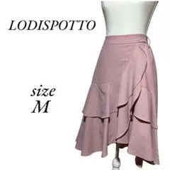 LODISPOTTO ピンク フレアスカート M