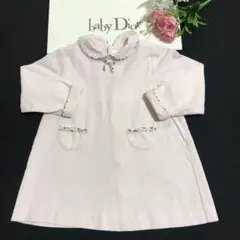 ベビーディオール♪クルミボタンも可愛いワンピース♡日本製baby Dior