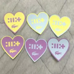 ラコステ× ILLIT ステッカー6枚セット