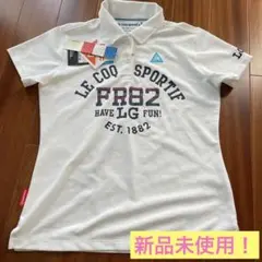 【新品】LE COQ SPORTIF ポロシャツ ホワイト　Mサイズ