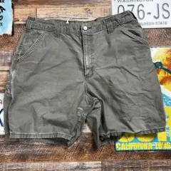 36 Carhartt ペインターパンツ　ショートパンツ　ハーフパンツ　L相当