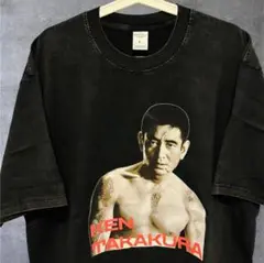 新品✨高倉健 広告 Tシャツ カットソー メンズ 半袖 ハイデザイン 俳優 昭和