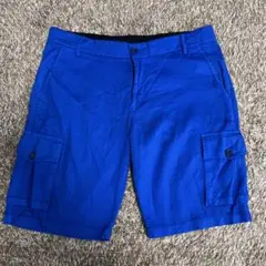 Fraizzoli フライツォーリ　ショートパンツ　ブルー　イタリア　サイズ48
