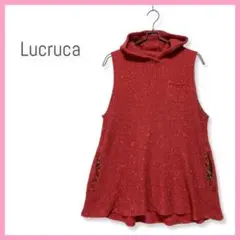 Lucruca ルクルカ ニット ベスト パーカー ウール混 センソユニコ