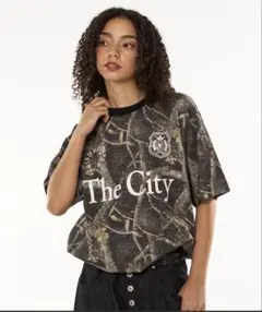 迷彩柄 半袖Tシャツ Lサイズ The City
