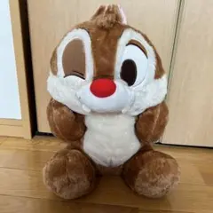 【美品】チップ ぬいぐるみ 大きめ Disney アミューズメント　ディズニー